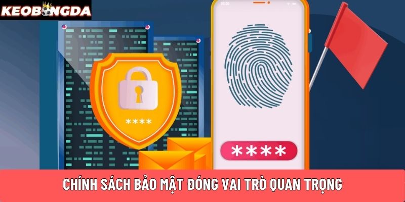 Chính sách bảo mật đóng vai trò quan trọng